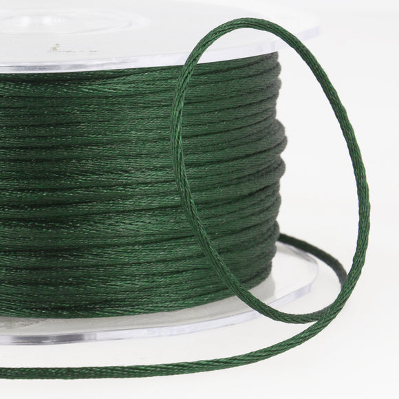 Cord Rattail 2mm in Bottle Green