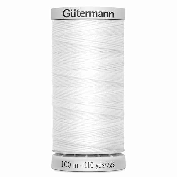 Gutermann Extra Strong 100m Colour WHITE