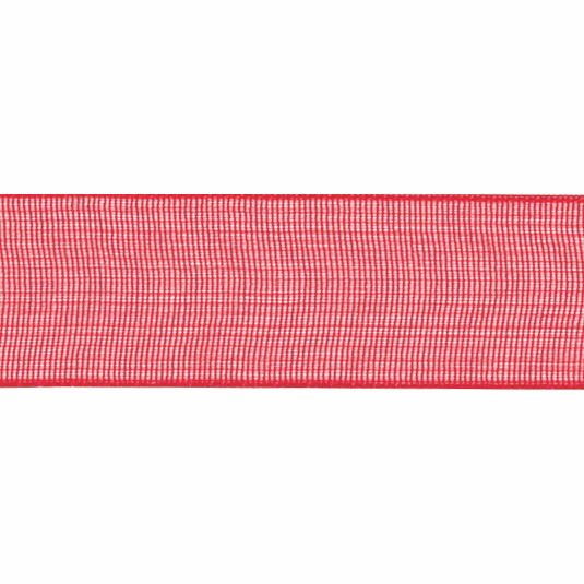 Ribbon Super Sheer 40mm Red