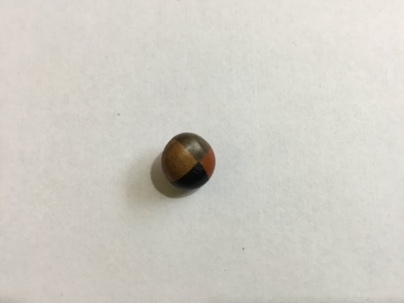 Button 12mm Round Wood
