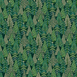 Makower Christmas Enchanted Forest Green