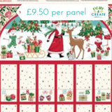 Panel (Christmas) Wishes Advent Calendar by Makower (6)