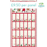 Panel (Christmas) Wishes Advent Calendar by Makower (6)