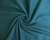 REMNANT Jersey in Plain Teal (Cotton) (140cm wide x 162cm)