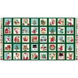 Panel (Christmas) Wishes Squares by Makower (4)