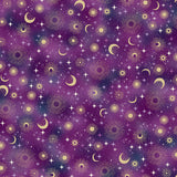 Makower Luna Constellation on Purple