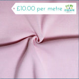 Ribbing in Plain Baby Pink (Tubular)