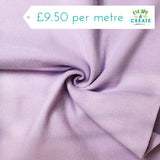 Ribbing in Plain Lilac (Tubular)
