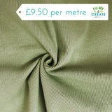 Ribbing in Plain Olive Green (Tubular)