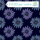Andover Mystic Meadow Big Daisy Blue