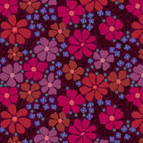 Andover Mystic Meadow Packed Floral Red