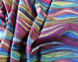 Cotton Sateen (Stretch) Rainbow Flow by Little Johnny