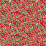 Makower Christmas Good Tidings Sarasa Red