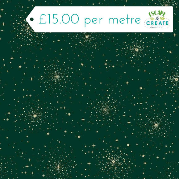 Makower Christmas Good Tidings Star Green