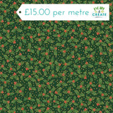 Makower Christmas Jolly St Nick Holly Berry