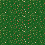 Makower Christmas Jolly St Nick Sparkle Green