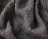 Viscose Crinkle Crepe in Black