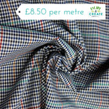 Tartan (PolyViscose) Dogstooth Multi