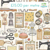 Makower Atelier Couture Cream