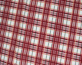 Tartan Christmas Metallic & Reds on Cream (100% Cotton)