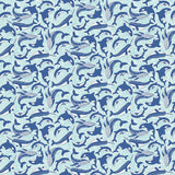 Makower Deep Blue Sea Fins & Tails