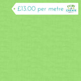 Makower Linen Texture Pistachio 100% Cotton