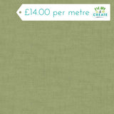 Makower Linen Texture Sage 100% Cotton