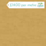 Makower Linen Texture Maize 100% Cotton