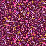 Makower Tropica Foliage Red