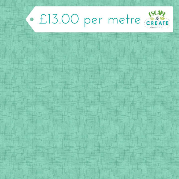 Andover Retro Stitch Turquoise