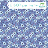 Andover Petals & Stitches Bouquet Bliss Denim