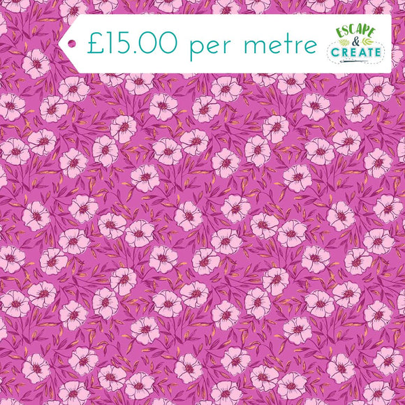 Andover Petals & Stitches Bouquet Bliss Fandango