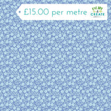 Andover Petals & Stitches Sunshine Blooms Denim