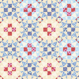 Andover Petals & Stitches Garden Blocks Denim