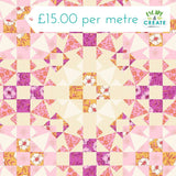 Andover Petals & Stitches Garden Blocks Fandango