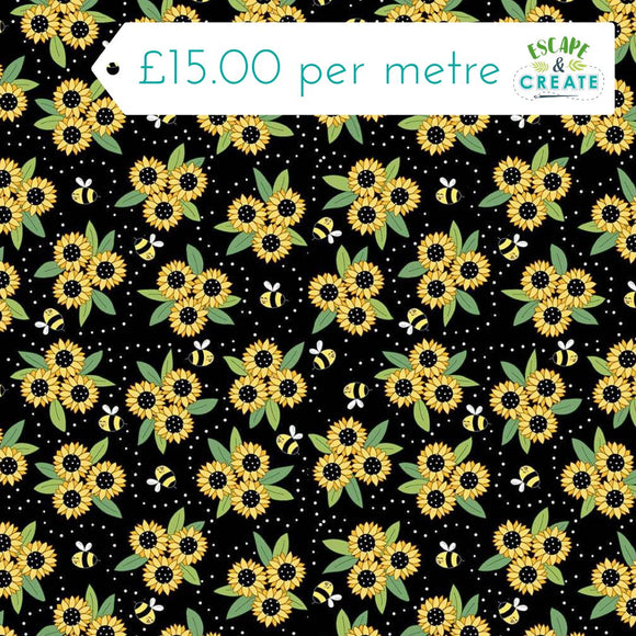 Andover Sunny Honey Bouquet on Black