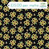 Andover Sunny Honey Bouquet on Black