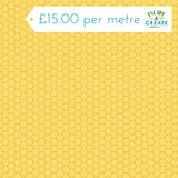 Andover Sunny Honey Honeycomb on Yellow