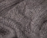 Cable Knit Soft Stretch in Brown