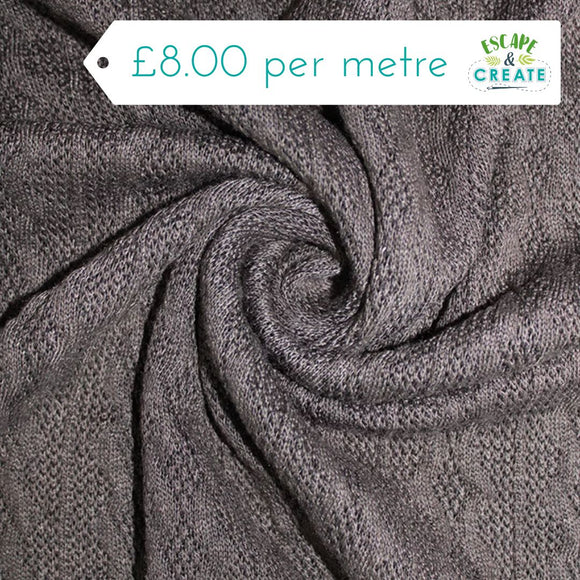 Cable Knit Soft Stretch in Brown