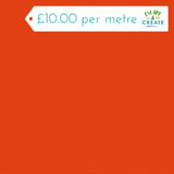 Makower Spectrum Plain in Vienna Orange