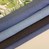 REMNANT Chambray in Denim Blue (Washed) (147cm wide x 210cm length)