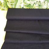 REMNANT Linen in Plain Navy (Washed) (140cm wide x 100cm length)