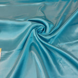 Dress Lining (Satin) in Plain Turquoise