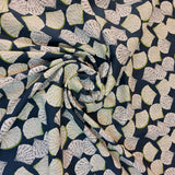 Cotton Lawn (Pima) Delicate Shells on Navy