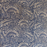 Cotton William Morris Larkspur Navy
