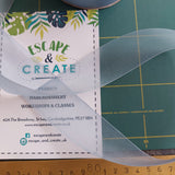 Ribbon Super Sheer 38mm Baby Blue