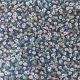Viscose Twill Daisy Splash on Navy