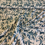 Cotton Lawn Leafy Petite in Denim