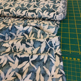Cotton Lawn Leafy Petite in Denim